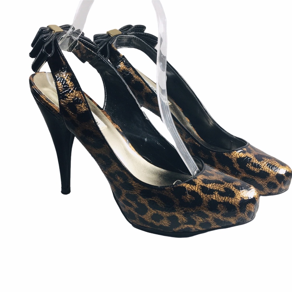 Steve Madden animal print stiletto